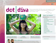 Tablet Screenshot of dotdiva.org
